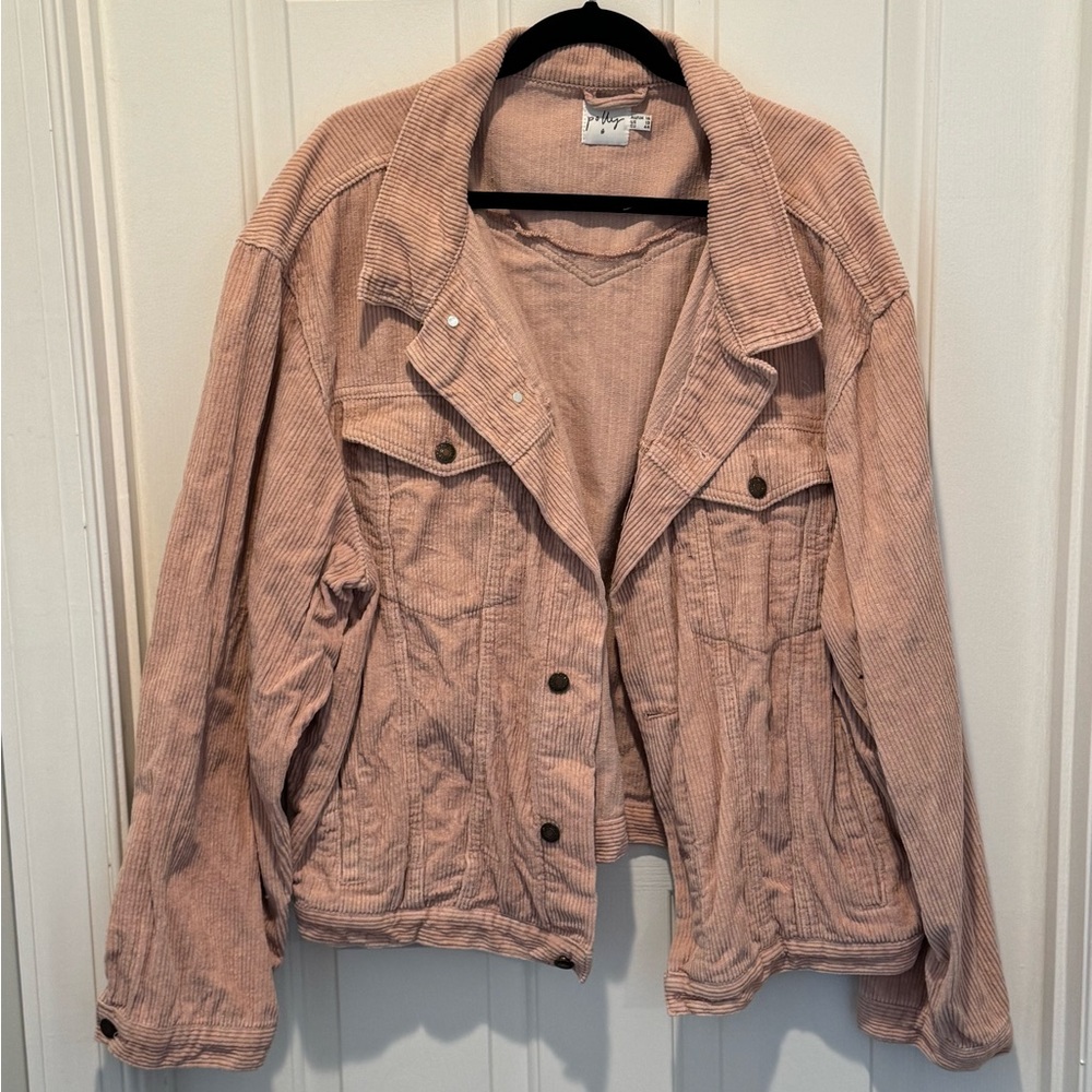 Polly Crop Shacket Size 12 - Picture 1 of 14